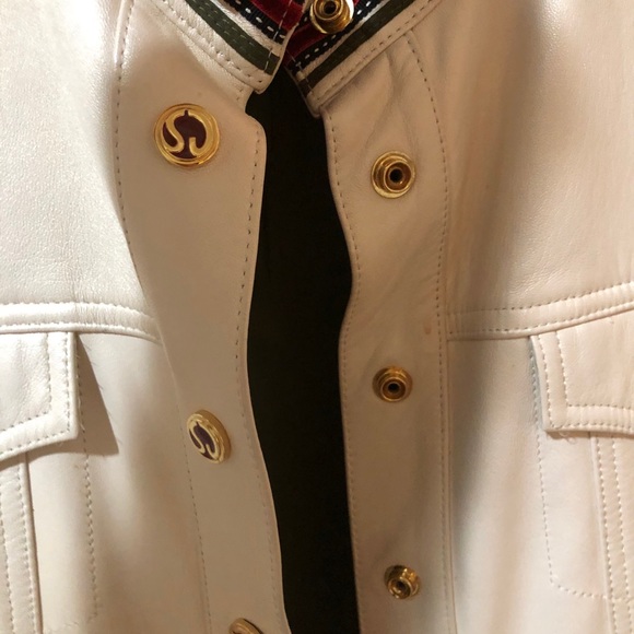 St. John sport by Marie Gray leather jacket - Picture 5 of 8